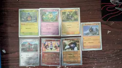 Pokemon Black Bolt & White Flare Master Ball Holo Lot (MP-LP) Chandelure - Image 1