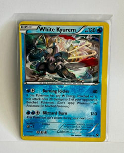 Pokemon Mint White Kyurem Holo 21/124 Error Miscut Off Center XY Fates Collide - Image 1