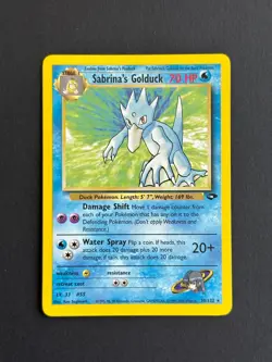 Carte Pokemon - Sabrina's Golduck 30/132 - Gym Challenge - Anglais - Image 1