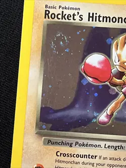 Pokemon TCG: Gym Heroes Unlimited Rocket's Hitmonchan 11/132 Holo Rare - Swirl - Image 3