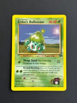 Carte Pokemon - Erika's Bulbasaur 39/132 - Gym Challenge - Anglais - Image 1