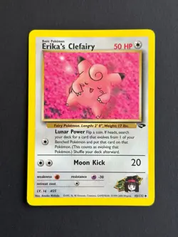 Carte Pokemon - Erika's Clefairy 40/132 - Gym Challenge - Anglais - Image 1