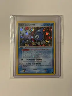 Pokemon TCG - Rain Castform 23/101 Hidden Legends - Reverse Holo - LP/MP! - Image 1