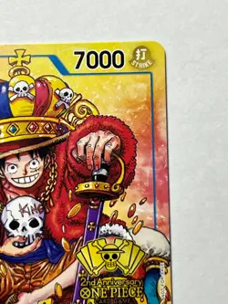 Monkey.D.Luffy (2nd Anniversary Stamped Promo) P-043 One Piece TCG English - Image 4