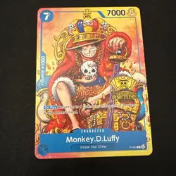Monkey.D.Luffy (2nd Anniversary Stamped Promo) P-043 One Piece Promo Card - Image 1