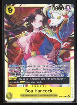 Boa Hancock One Piece OP14 The Azure Sea's Seven Super Rare #112 - Image 1