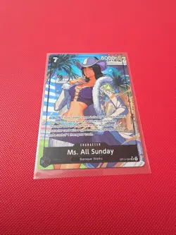 Ms. All Sunday (Alternate Art) OP14-084 The Azure Sea's Seven Foil - Image 2