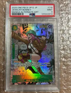 One Piece CCG Jewelry Bonney Japanese Manga Alternate Art OP12-118 PSA 9 Mint - Image 1