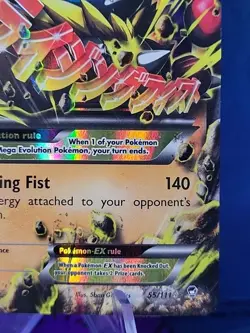 Pokemon TCG Mega-Lucario-EX Holo Rare Card Furious Fists 55/111 HP - Image 4