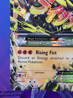 Pokemon TCG Mega-Lucario-EX Holo Rare Card Furious Fists 55/111 HP - Image 5