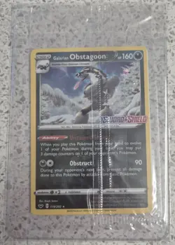 Pokemon Card - Galarian Obstagoon - Sealed Promo -Swirl- Sword & Shield -119/202 - Image 4