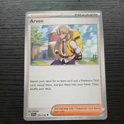 Pokemon Card Arven 166/198 - Uncommon Trainer - Scarlet & Violet Pokemon Card - Image 1