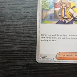 Pokemon Card Arven 166/198 - Uncommon Trainer - Scarlet & Violet Pokemon Card - Image 3