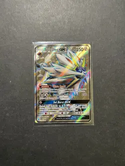 Solgaleo GX 143/149 Full Art Ultra Rare Holo Pokemon Card SM Base Set PTCG NM - Image 1