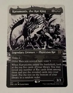 MTG Karumonix, the Rat King (Showcase) Phyrexia: All Will Be One LP - Image 1