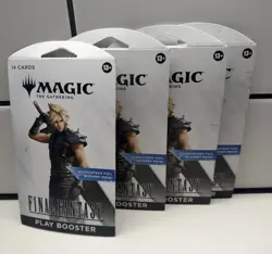 Magic the Gathering Final Fantasy Play Booster Pack LOT OF 4 PACKS - Image 1