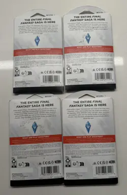 Magic the Gathering Final Fantasy Play Booster Pack LOT OF 4 PACKS - Image 2