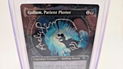 MTG Gollum, Patient Plotter The Lord of the Rings Foil Signed Andy Serkis CGC 9 - Image 2