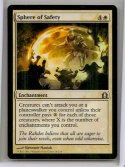 Lightly played Sphere of Safety #24 Return to Ravnica W/Tracking - Image 1