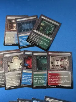 Clue Rooms MTG Dual Lands Full Set All 10 Magic Commander Stapless Equips 15 - Image 2