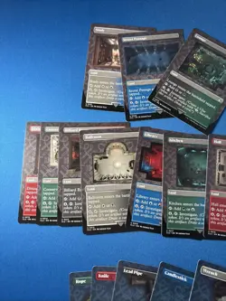 Clue Rooms MTG Dual Lands Full Set All 10 Magic Commander Stapless Equips 15 - Image 3