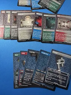 Clue Rooms MTG Dual Lands Full Set All 10 Magic Commander Stapless Equips 15 - Image 4