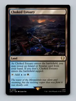 Choked Estuary Commander: The Lord of the Rings Non-Foil MTG NM - Image 1