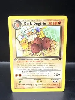Pokemon Dark Dugtrio 23/82 Team Rocket 1st Edition Non-Holo Rare - Image 2