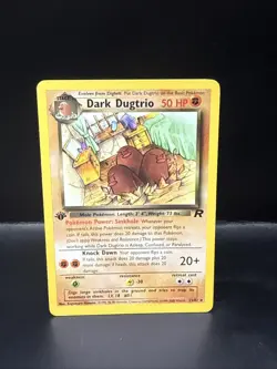 Pokemon Dark Dugtrio 23/82 Team Rocket 1st Edition Non-Holo Rare - Image 3