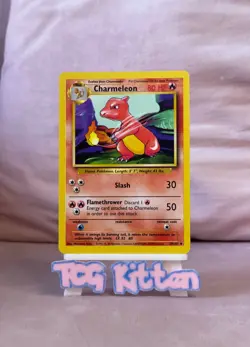 Charmeleon 24/102 - UC Base Set - Pokemon WOTC 1999 - LP/MP - TCGKITTEN - Image 1