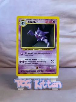 Haunter 29/102 Base Set Pokemon 1999 Uncommon Non-Holo - LP/MP - TCGKITTEN - Image 1