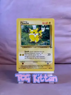 Pikachu - 60/64 - Jungle Set 1999 - WOTC - Common - LP/MP - Pokemon - TCGKITTEN - Image 1