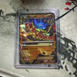 Pokemon M Lucario EX Holo Card 55/111 XY-Furious Fists - Ungraded Card - Image 1