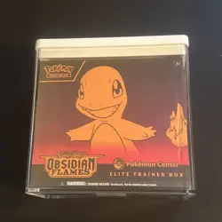 Obsidian Flames Pokemon Center ETB Elite Trainer Box No Rips - W Case - Image 1