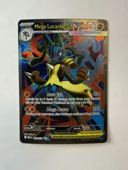Pokemon TCG Mega Lucario ex 160/132 - Me:01 Mega Evolution - Near Mint - Image 1