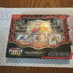 Scarlet & Violet Paldean Fates Quaquaval ex & Skeledirge Premium Collection box - Image 2