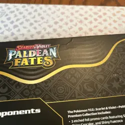 Scarlet & Violet Paldean Fates Quaquaval ex & Skeledirge Premium Collection box - Image 4