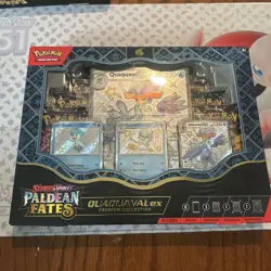 Scarlet & Violet Paldean Fates Quaquaval ex & Skeledirge Premium Collection box - Image 5