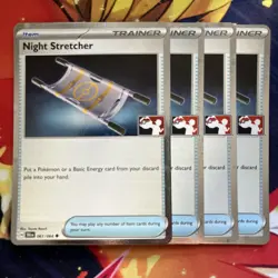 Pokemon Night Stretcher 061/064 Play Prize Pack Series 6 Cosmo Holo x4 Playset - Image 1