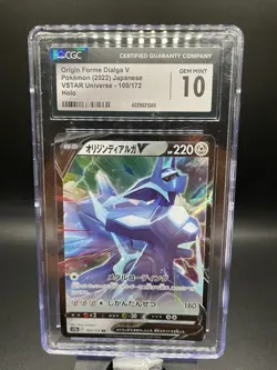 CGC GEM MINT 10 Origin Forme Dialga V 100/172 VSTAR Universe Pokemon TCG - Image 1