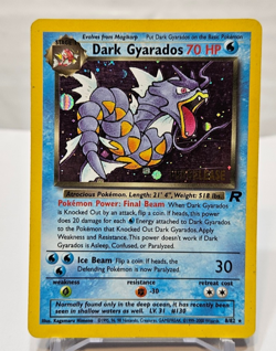 Dark Gyarados 8/82 Holo Rare Unlimited PRERELEASE Team Rocket Pokemon 791 - Image 1