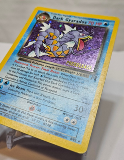 Dark Gyarados 8/82 Holo Rare Unlimited PRERELEASE Team Rocket Pokemon 791 - Image 2