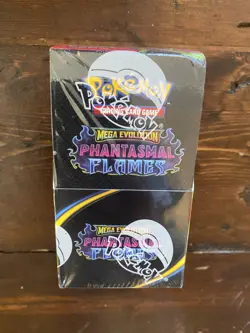 SEALED Pokemon TCG: Mega Evolution Phantasmal Flames Half Booster Box (18 packs - Image 1
