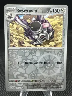 Pokemon - Revavroom - 109/142 - Reverse Holo - Stellar Crown - NM/M - Image 1