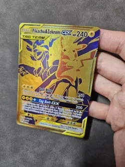 Pokemon TCG Pikachu & Zekrom GX SM248 Sun & Moon Promos - NM - Image 3