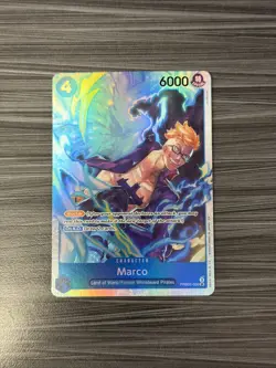 One Piece TCG Marco PRB02-008 SR One Piece the Best Vol. 2 English - Image 1