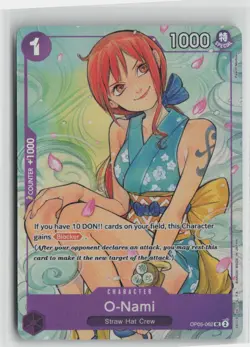 O-Nami Illustration Box Vol.1 OP05-062 One Piece Promotion Cards UC NM English - Image 1