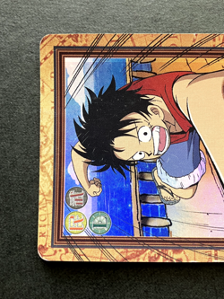 Monkey D. Luffy ONE PIECE Carddass Hyper Battle TCG Holo Rare Japanese C112 - Image 2