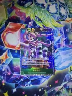 One Piece Perona OP14-033 Super Rare (SR) NM The Azure Sea's Seven - Image 1