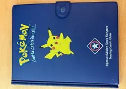 Pikachu Pokemon Special Edition Tx Rangers Trading Card Holder Mrs Baird's, RARE - Image 1